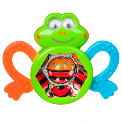 Погремушка-прорезыватель Лягушка Bondibon ВВ3923